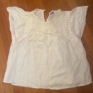 Elegant Cream Women's Top
